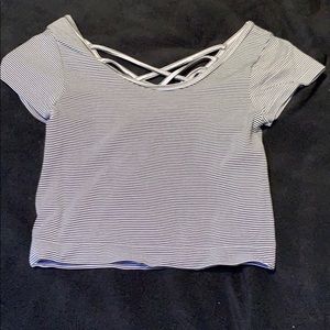 Striped Crop Top